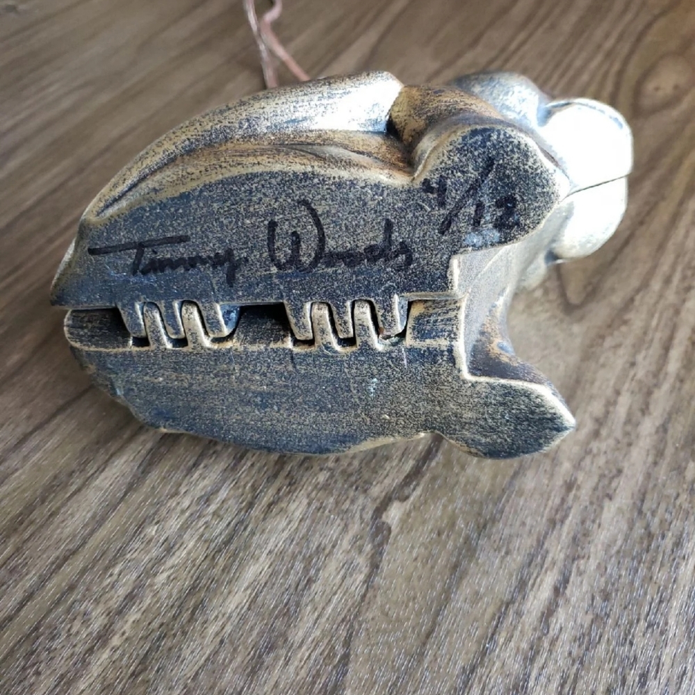 Rare Timmy Woods Gold Frog-Signed & Numbered - Picture 2 of 8